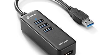 iClever IC-H003 4-Port Superspeed USB 3.0 Hub with a Built-...