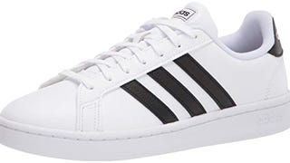 adidas Women's Grand Court Shoe, White/Black/White,