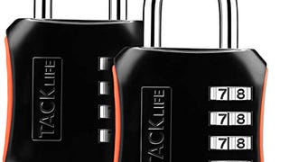 TACKLIFE 2 Pack Combination Lock 4 Digit Padlock for Gym,...