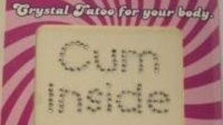 Vajazzle Fetish Wear, Cum Inside