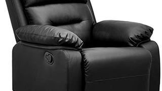 Amazon Basics Classic Faux Leather Extra Padded Recliner...