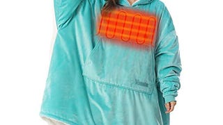 Venustas Heated Wearable Blanket Hoodie with Battery Pack...