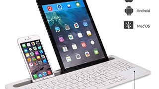 BATTOP Multi-Channel Universal Slot Bluetooth Keyboard...