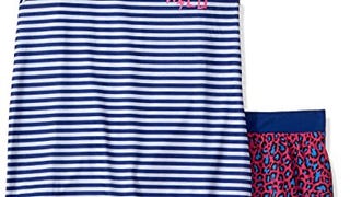 Candie's Girls' Big Tank and Short Set, Navy/White Stripes,...