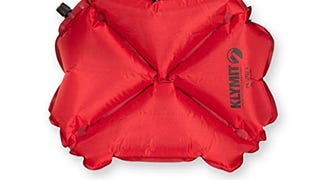 Klymit Pillow X Inflatable Camping & Travel Pillow, Red/...