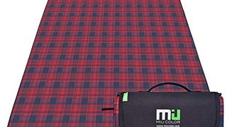 MIU COLOR Large Waterproof Outdoor Picnic Blanket, Sandproof...