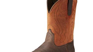 Ariat Groundbreaker Wide Square Steel Toe Work Boots - Men'...