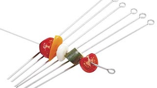 Norpro 14-Inch Stainless Steel Skewers, Set of 6,...