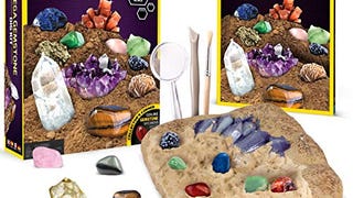 NATIONAL GEOGRAPHIC Mega Gemstone Dig Kit – Dig Up 15 Real...