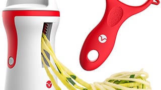 Vremi Spiralizer Vegetable Slicer - Handheld Spiralizer...