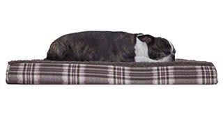 Furhaven Sherpa & Plaid Flannel Mattress Egg Crate Orthopedic...