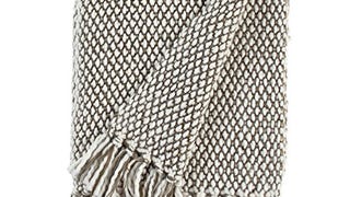 Amazon Brand – Stone & Beam Woven Farmhouse Throw Blanket,...