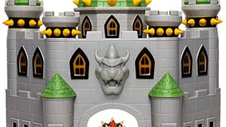 Super Mario Nintendo Deluxe Bowser's Castle Playset with...