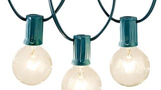 Amazon Basics Patio String Light, 25 Feet, Green