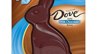 DOVE Milk Chocolate Easter Candy Solid Easter Bunny, 12...