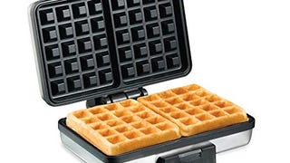 Hamilton Beach Belgian Mini Waffle Maker with Shade Control,...