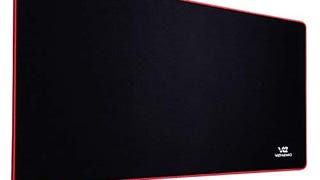 Vehemo Mouse Pad Mat Extra Large Extended Red Gaming Mouse...