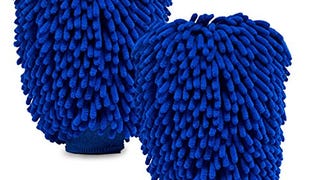 Yacoto Car Wash Mitts (Blue)