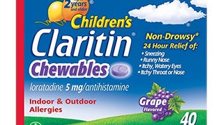 Claritin Children's Chewables 24 Hour Allergy Relief, Non...