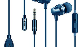 ROSKY Wired Headphones, KIXAR Wired Earbuds Computer Earphones...