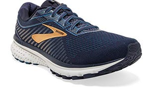 Brooks Mens Ghost 12 Running Shoe - Navy/Deep Water/Gold...