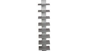 SEI Furniture 11- shelf Metal Spine Book Tower,