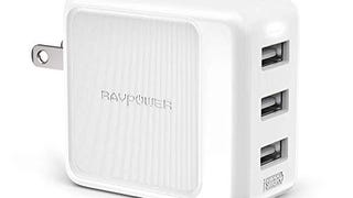 Wall Charger 3-Port 30W RAVPower Travel Charger Multi Port...