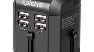 Universal Travel Power Adapter - EPICKA All in One AC Plug...