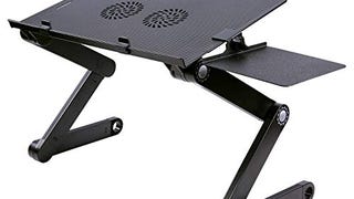 Ohuhu Adjustable Vented Lapdesk with Mouse Board