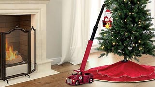 16.5" Animated Cherry Picker Santa