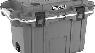 Pelican Elite 50 Quart Cooler (Dark Grey/White)