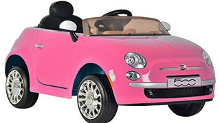 Kid Motorz 6V Fiat 500 Ride On, Pink