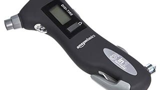 Amazon Basics Digital Tire Pressure Gauge with Emergency...