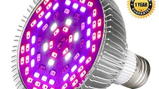 Led Grow Light Bulb 50W, Led Plant Bulb Full Spectrum Growing...