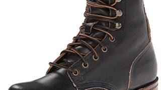 FRYE Men's Logger Combat Boot,Black,10.5 M US