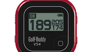 GolfBuddy GB7-VS4-BLKRED Golf GPS, Small, Black/