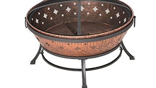 Sunjoy L-FT629PST Squaw Valley Firepit, Cozy Warmth