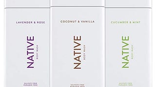 Native Body Wash 3 Pack - Natural Body Wash Women & Men...