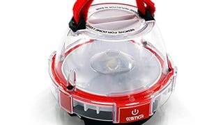 STKR Concepts ILLUMiDOME Mini Waterproof Lantern, Red/...