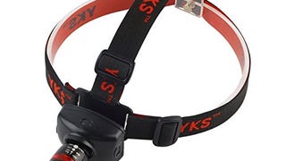 Headlamp YKS Adjustable Beam Focus LED Headlamp with 4...