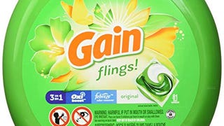 Gain flings! Laundry Detergent Soap Pods, High Efficiency...