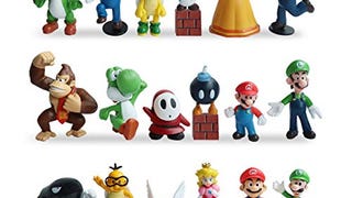 HXDZFX 20 PCS Super Mario Action Figures,Super Mario Bros...