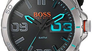 HUGO BOSS Orange Men's Quartz Stainless Steel and Resin...