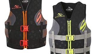 Stearns Hydroprene Life Vest 2 Pack, 1 Black& Green/1 Black...