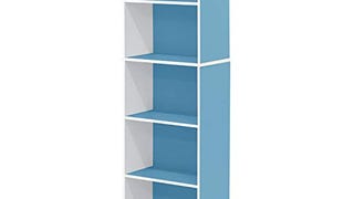 Furinno Luder Bookcase / Book / Storage , 5-Tier, White...