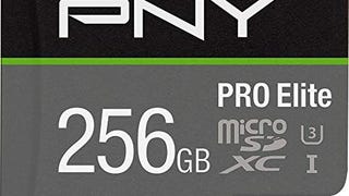 PNY 256GB PRO Elite Class 10 U3 microSDXC Flash Memory...