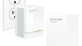 TP-Link AV600 Powerline Adapter Starter Kit, Up to 600Mbps,...