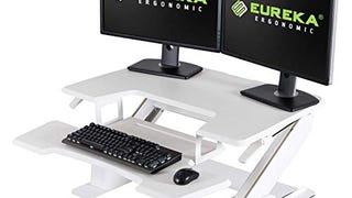 EUREKA ERGONOMIC V1 Sit to Stand Desk Converter, 36'' Height...