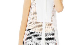 BCBGMAXAZRIA Women's Keleigh Sleeveless Button-Front Shirt,...