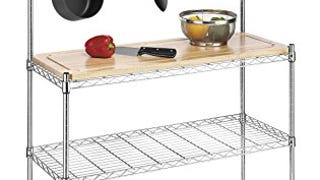 Whitmor Supreme Baker’s Rack with Food Safe Removable Wood...